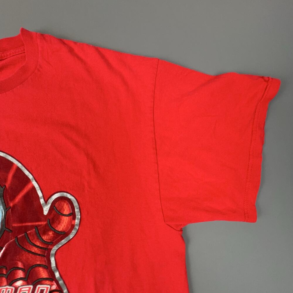 Vintage Spider Man Shirt Mens XL Red The Movie Marvel Comics TShirt Y2K 2000s - Picture 8 of 11